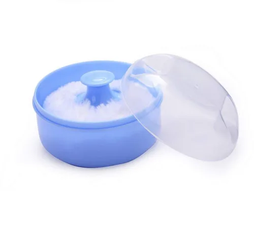 Vista 2 de Colorsheng Paquete de 2 cajas de esponja para el cuerpo del bebé (azul/rosa)