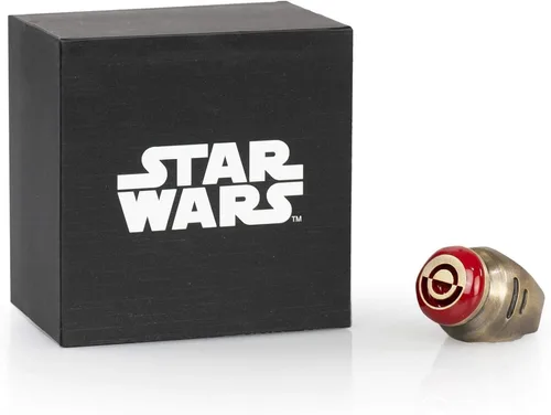 Vista 2 de Star Wars Crimson Dawn - Anillo de sello réplica de metal sólido y esmalte Metal