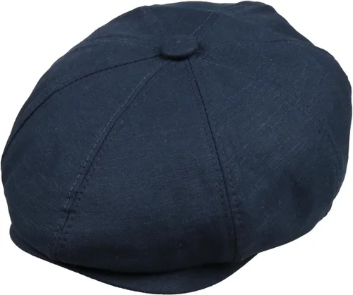 Vista 7 de Gorra de 8 paneles estilo Newsboy – Mezcla de lino con forro 100% de algodón