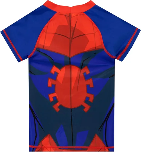 Vista 4 de Marvel Spiderman - Juego de natación de dos piezas para niño Multicolor