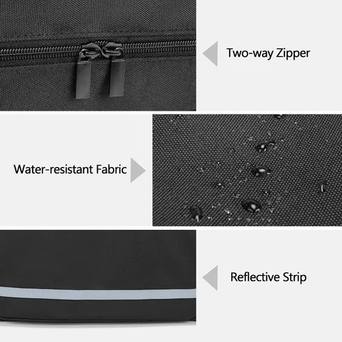 Vista 4 de GRAOSO Bolsa de transporte para bebé, compatible con Baby Bjorn Bouncer Balance Soft and Bouncer Bliss, bolsa de viaje con doble cremallera