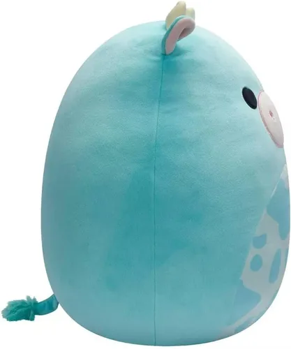 Vista 4 de Squishmallows Vaca azul Tuluck oficial de 16 pulgadas de Jazwares