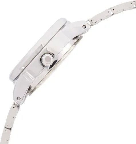 Vista 3 de Casio Reloj de cuarzo de acero inoxidable plateado LTPV002D-7A para mujer, plateado, Casual