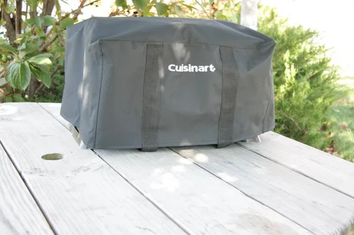 Vista 6 de Cuisinart Manguera adaptadora LP (4 pies, negro) y Cuisinart CGC-18 Cubierta para parrilla de mesa