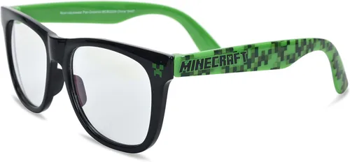 Vista 4 de Minecraft Gafas de bloqueo de luz azul con bolsa para computadora y protección de gafas para videojuegos
