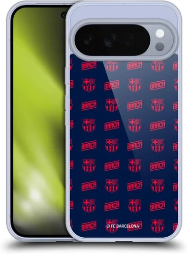 Vista 18 de Head Case Designs Funda de gel con licencia oficial del FC Barcelona Barca Crest Graphics [protección de grado militar] compatible con Google Pixel 3