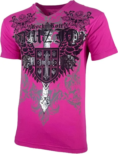 Vista 4 de Archaic by Affliction - Camiseta para hombre Harlow Y2K