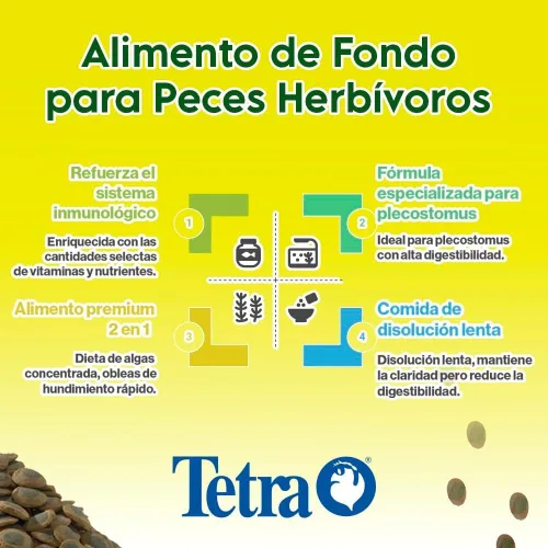 Vista 5 de Obleas de algas de TetraVeggie.
