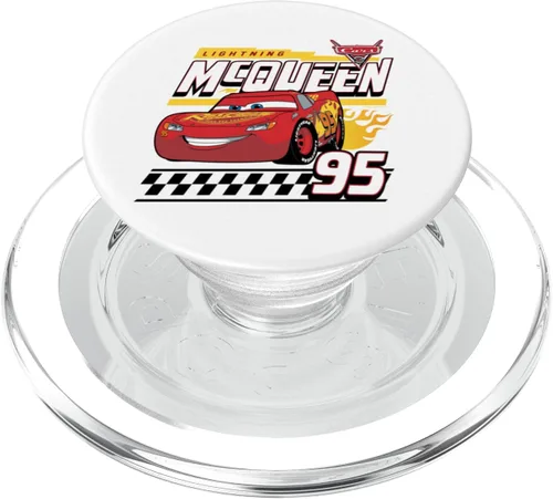 Vista 8 de Cars - Calcomanía de Rayo McQueen PopSockets intercambiables PopGrip