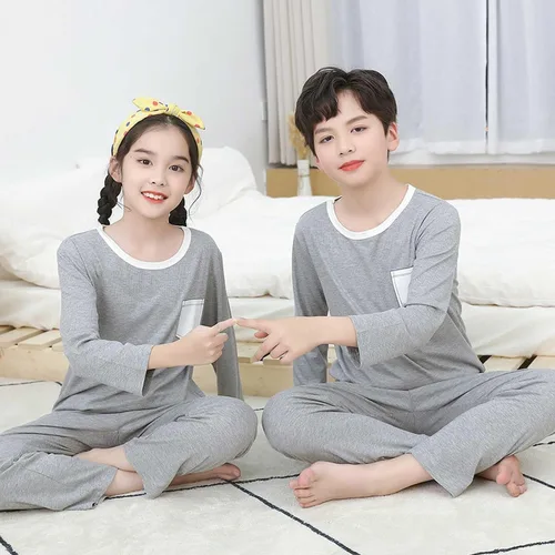 Vista 5 de TBUIALL Traje de bebé niña para niños pequeños PrimaveraVerano Nuevo policromado para niños Casual Home Furnishing Long Outfits