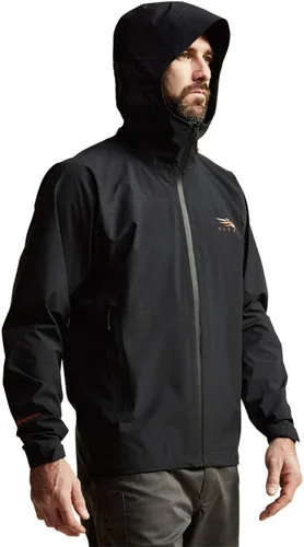 Vista 2 de SITKA Gear Dew Point - Chaqueta de caza impermeable y ligera para hombre Negro