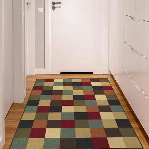 Vista 35 de Ottomanson Alfombras de 5 x 6 pies 6 pulgadas para sala de estar, alfombra de área para dormitorio, antideslizante, duradera y grande para zonas
