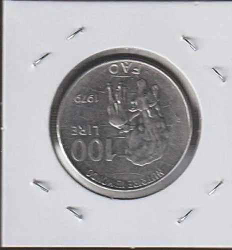 Vista 2 de 1979 IT Classic Head Left 100 Lire Choice About Uncirculated Details