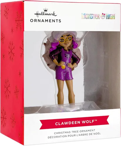 Vista 3 de Hallmark Mattel Monster High Clawdeen Wolf Adorno navideño