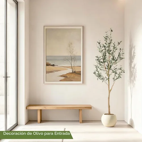 Vista 6 de Realead Olivos artificiales de 6 pies para interiores con aspecto realista