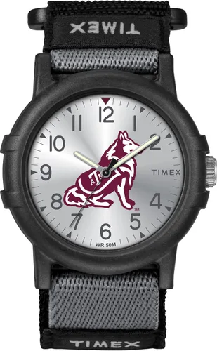Vista 19 de Timex Reloj unisex Collegiate Recruit de 1.496 in - Tennessee Volunteers con correa de tela negra