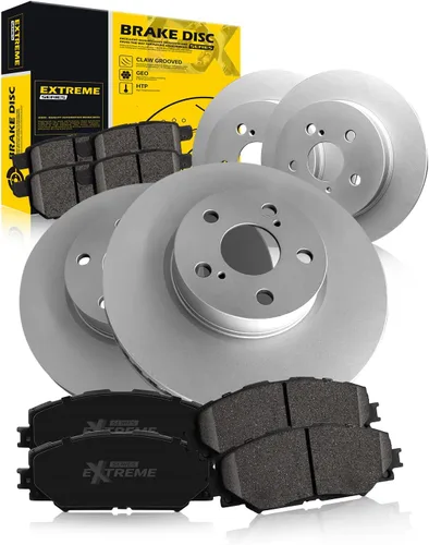 Vista 23 de TOVASTY Kit de freno trasero E-Coated para Honda Civic 2006-2015