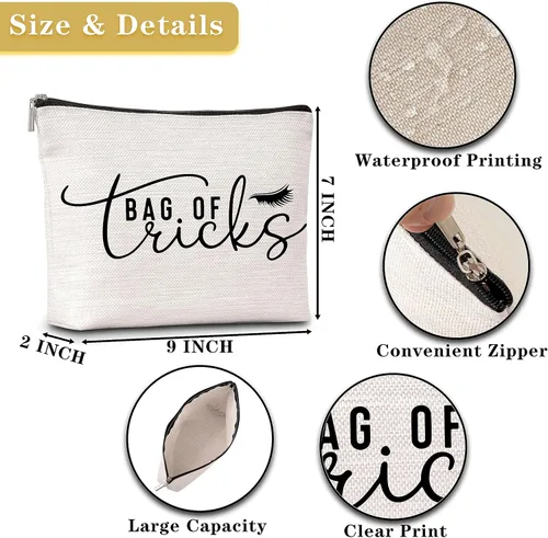 Vista 2 de GREOXG Bolsa de maquillaje divertida, Bolsa de trucos