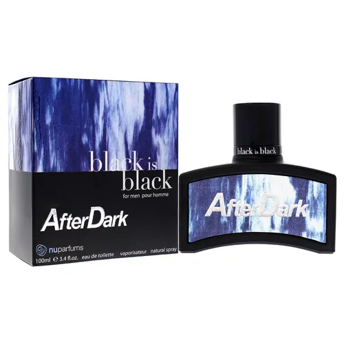 Vista 4 de NU Parfums Black Is Black After Dark Men EDT Spray 3.4 oz