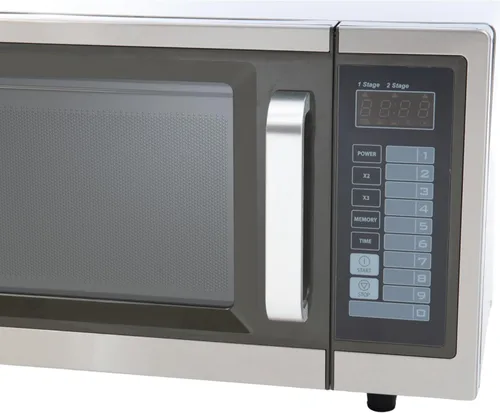 Vista 7 de FSE Microondas comerciales con control digital de almohadilla táctil, interior de 1 pie cúbico, acero inoxidable, 1000 vatios, aprobado por UL y NSF
