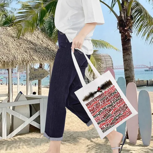 Vista 7 de LEVLO Orpheus Musical Gift Orpheus y Eurydice Fans Gift EurydiceTheater Bolsa de compras reutilizable, Bolso Hades Town, Grande
