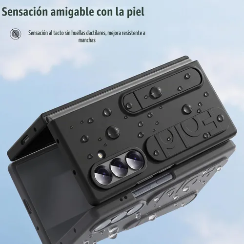 Vista 6 de Funda para Samsung Galaxy Z Fold 8 Ultra Protect con soporte de pulsera, pantalla integrada y protección de lente a prueba de golpes, protección