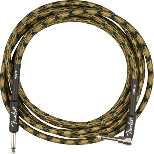 Vista 8 de Fender Cable de instrumento original de 18.6 pies, recto, negro, 1 paquete