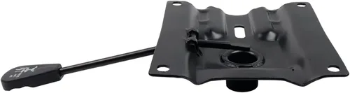 Vista 5 de Wealrit Base inclinable para silla de oficina, mecanismo de elevación de control resistente, placa base giratoria negra de 6.8 x 5.5 pulgadas