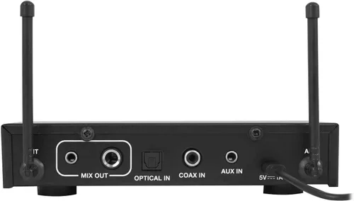 Vista 4 de RockvilIe RKI60 - Mezclador de micrófono inalámbrico dual para karaoke para sistema de cine en casa