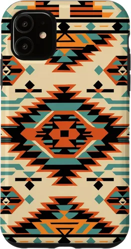 Vista 8 de Carcasa para iPhone 17 de Western Southern Country Native Aztec