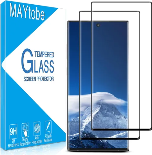 Vista 8 de MAYtobe 2-Pack Screen Protector for Samsung Galaxy S9 Plus, Galaxy S9+ Tempered Glass, 3D curved, No bubbles, Scratch-resistant, Easy to install