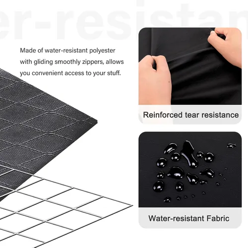 Vista 6 de MOSISO Mochila bandolera de viaje para senderismo, bolsa cruzada grande con puerto de carga USB para hombres y mujeres, bolsillos de 3 capas, bolsa