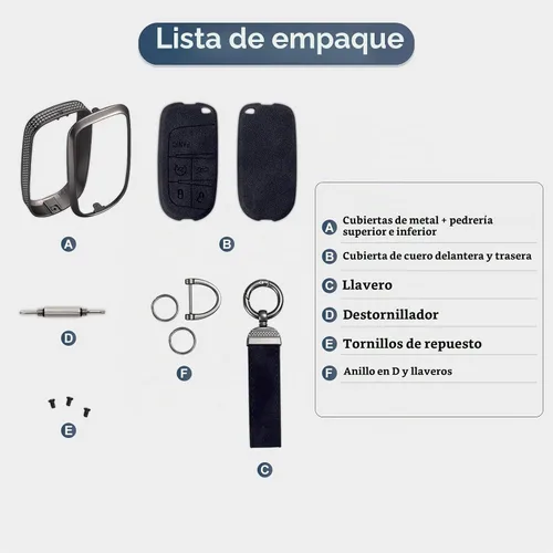 Vista 7 de YO&YOYE Funda para llavero Jeep, protección completa, compatible con llave inteligente Jeep de 3, 4, 5 botones, color negro