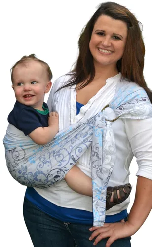 Vista 13 de lite-on-shoulder bebé sling, Aegean