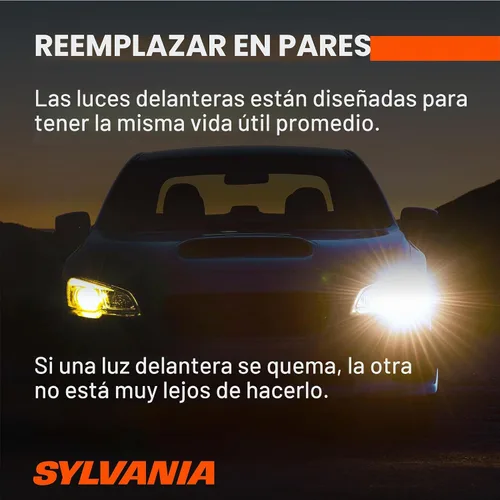 Vista 7 de Foco halógeno de alto rendimiento SilverStar (1 unidad) Sylvania 9003 (también encaja H4), H7