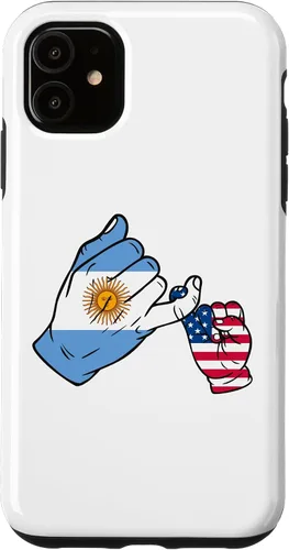 Vista 5 de iPhone 15 Parent and child Argentina USA family Case