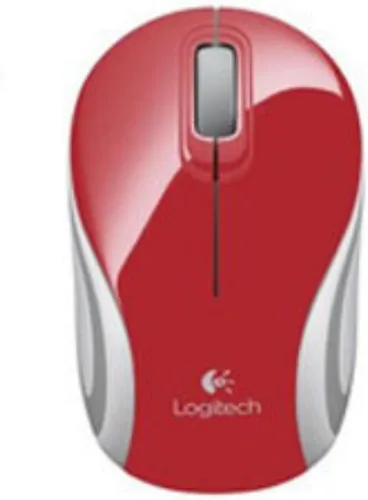 Vista 6 de Logitech M187 Mini Mouse Inalámbrico Rojo