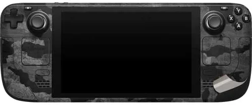 Vista 4 de Skinit Calcomanía para juegos compatible con la computadora de juegos de mano Steam Deck diseñada originalmente con diseño de camuflaje digital