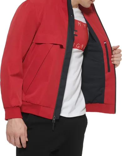 Vista 5 de Tommy Hilfiger Bombardero con logotipo limpio para hombre