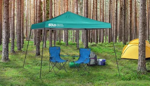 Vista 2 de Quik Shade Solo Steel - Toldo de pierna inclinada de 11 x 11 pies