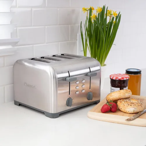 Vista 2 de Kenmore 40605 Tostadora de 4 rebanadas con controles dobles en acero inoxidable