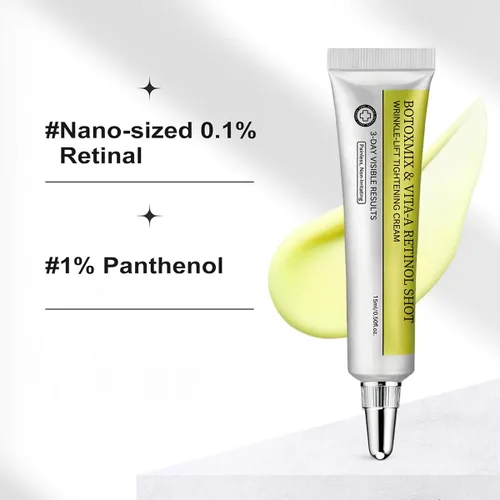 Vista 7 de Botoxmix & Vita-A Retinol Shot Crema de apriete para levantar arrugas, antiarrugas, minimizador de poros, líneas finas, toda la piel