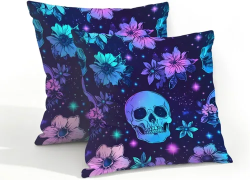 Vista 65 de Juego de 2 fundas de almohada impermeables para exteriores, 16 x 16 pulgadas, fundas de almohada decorativas de patio para muebles de jardín, sofá