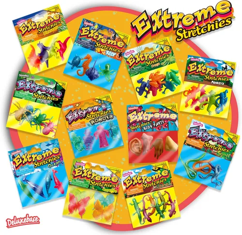 Vista 3 de Deluxebase Extreme Stretchies - Ranas de rana elástica y juguete sensorial para autismo y TDAH. Juguetes para aliviar el estrés y divertidos