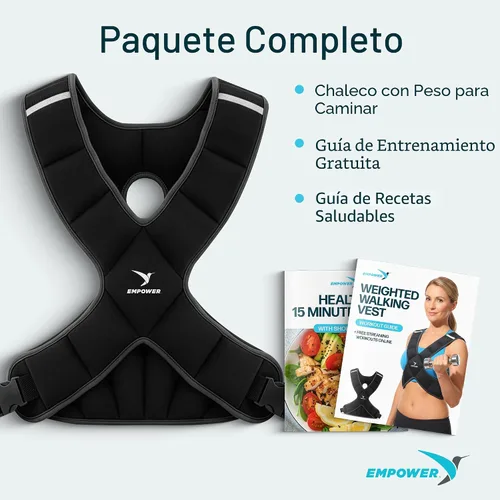 Vista 8 de EMPOWER Weighted Vest for Women with Reflective Strips – Fixed 8lbs, Adjustable 4-10lbs (4 in1) or Adjustable10-16lbs (4 in 1), Strengthen Muscles