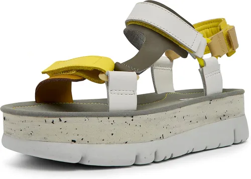 Vista 18 de Sandalias de cuña para mujer Camper Negro 006