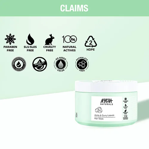 Vista 7 de Mascarilla capilar - Amla y hojas de curry para mujer - Máscara de 6.76 oz
