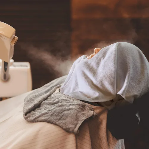 Vista 7 de Toallas faciales profesionales de microfibra de diseño dividido para spa, suministros de esteticista de vapor, herramientas de salón y peluquería