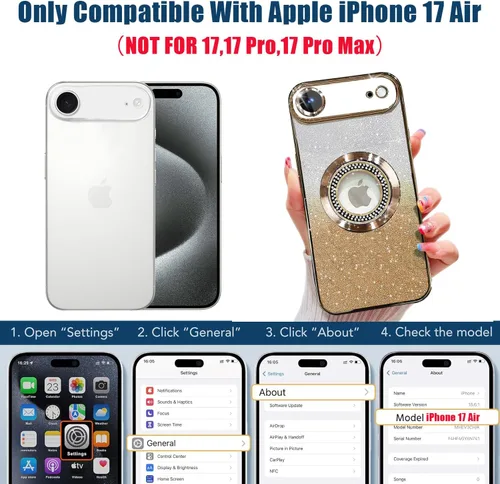 Vista 24 de Misscase Funda magnética con purpurina para iPhone 11 compatible con MagSafe, protección completa, delgada, a prueba de golpes, antiarañazos