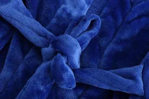 Vista 6 de Bata de baño con capucha para niños, bata de franela con capucha para niños, suave bata de dormir